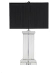 Sagebrook Home 51119 Crystal 26" Table Lamp, Clear