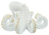 Sagebrook Home 16286-05 Resin 10" Octopus Table Accent, White