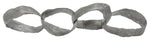 Sagebrook Home 15658-03 24" Gunmetal Ring Chains