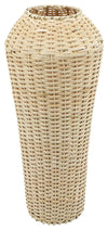 Sagebrook Home 16366-01 Wicker, 19" Decorative Vase, Natural
