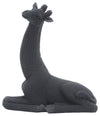Sagebrook Home 16843-01 Resin, 9" Sitting Giraffe, Black