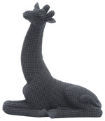 Sagebrook Home 16843-01 Resin, 9" Sitting Giraffe, Black