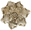 Sagebrook Home 16287-01 Resin 9" Flower Wall Accent, Gold