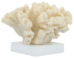 Sagebrook Home 16896 Resin, 6" Coral Table Accent, Ivory