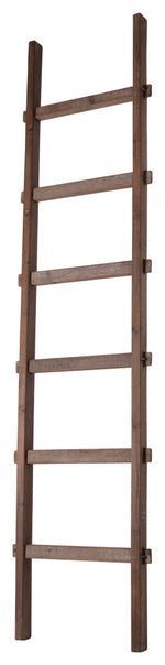 Sagebrook Home 13933-06 Ec Wooden Decorative 76" Ladder, Brown Kd