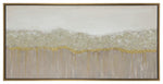 Sagebrook Home 70193 59x30" Handpainted Gold Horizon Wall Art, Wb