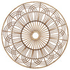 Sagebrook Home 16198 Wicker, 36", Round Wall Accent, Brown