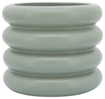 Sagebrook Home 16775-04 Ceramic 9" Bidendum Planter, Green