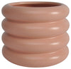 Sagebrook Home 16775-03 Ceramic 7" Bidendum Planter, Dusty Rose
