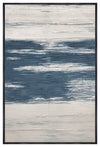 Sagebrook Home 70159, 40"x60" Handpainted Abstract Canvas, Blue/White