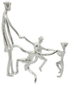 Sagebrook Home 16181-01 Metal, 11", Mother And Kids Sculpture