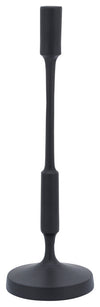 Sagebrook Home 16976-02 Metal, 16" Taper Candle Holder, Black
