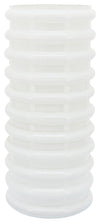 Sagebrook Home 16466-02 Glass, 14", Scallop Vase, White