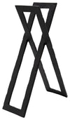 Sagebrook Home 15663-01 18" Metal Abstract Sculpture, Black