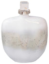 Sagebrook Home 15617-02 15" Glass Bottle With  Acrylic Lid, Silver