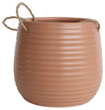 Sagebrook Home 14801-12 Ceramic 6" Hanging Planter, D.Rose