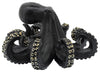 Sagebrook Home 16286-03 Resin 12" Octopus Table Accent, Black/Gold