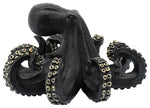 Sagebrook Home 16286-03 Resin 12" Octopus Table Accent, Black/Gold