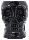 Sagebrook Home 16385-03 Ceramic 6" Skull Vase, Black