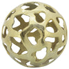 Sagebrook Home 16228-02 Metal 10" Cut-Out Orb, Gold