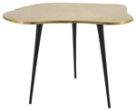 Sagebrook Home 16740-01 Metal, Textured Accent Table, Gold