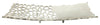 Sagebrook Home 16342-03 Metal 20"x3" Cut-Out Plate, Silver