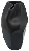 Sagebrook Home 16386-03 Ceramic 14" Abstract Vase, Black