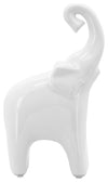 Sagebrook Home 14354-08 Ceramic 6x11" Elephant White