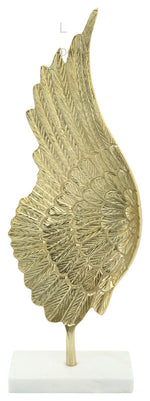 Sagebrook Home 16368-01 Metal, 24" Wing On Stand, Gold