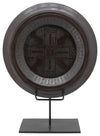 Sagebrook Home 16227-02 Wood, 24" Aztec Table Accent, Brown