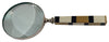 Sagebrook Home 16593-01 Resin, 4" Magnifying Glass Wood Detail, Multicolor