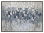 Sagebrook Home 70122 47"x35" Handpainted Abstract Canvas, Multicolor