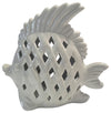 Sagebrook Home 16708-03 Porcelain, 10" Cut-Out Fish, Green