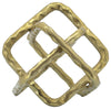 Sagebrook Home 16156-02 Metal 7" Square Orbs, Gold