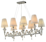 Sagebrook Home 50813-04, 8 Lights Crystal Chandelier
