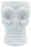 Sagebrook Home 16385-06 Ceramic 8" Skull Vase, White