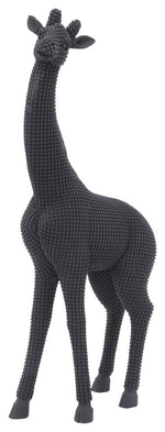 Sagebrook Home 16846-03 Resin, 16" Giraffe Table Accent, Black