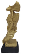 Sagebrook Home 16821-01 Resin, 13" Silence Man, Gold