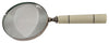 Sagebrook Home 16593-04 Resin, 4" Magnifying Glass, Ivory