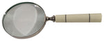 Sagebrook Home 16593-04 Resin, 4" Magnifying Glass, Ivory