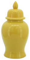 Sagebrook Home 15735-04 14" Temple Jar, Yellow