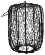 Sagebrook Home 16346-01 Metal, 13" Wire Lantern, Black