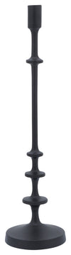 Sagebrook Home 16977-01 Metal, 20" Taper Candle Holder, Black