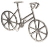 Sagebrook Home 15585-01 9" Metal Bicycle, Silver