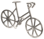Sagebrook Home 15585-01 9" Metal Bicycle, Silver