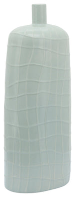 Sagebrook Home 15845-10 Ceramic 18" Textured Vase, Sage