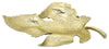 Sagebrook Home 16350-02 Metal, 13" Maple Leaf Tray, Gold