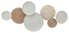 Sagebrook Home 16136 Metal/Woven 40" Round Wall Deco, Natural Wb