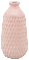 Sagebrook Home 13922-14 9" Dimpled Vase, Blush