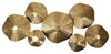 Sagebrook Home 16898 Metal, 16" Lily Pads, Gold